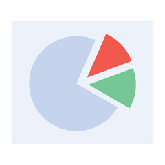 Wall Mural - Modern icon of data analysis in flat style 