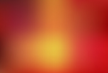 Poster - Light orange vector blurred template.