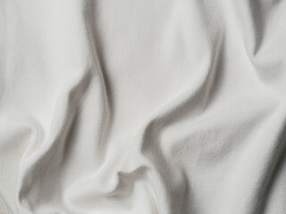 Sticker - White cotton jersey fabric texture