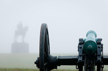 Cannons At Manassas National Battlefield, Virginia.