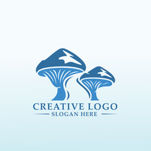 Design A Mushroom Farm Vector Logo
