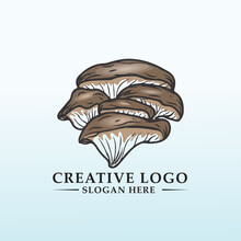 Design A Mushroom Farm Vector Logo