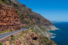 Coastal Road, Chapman's Peak Drive, Along The Shoreline Of The Atlantic Ocean On The Western Side Of The Cape Peninsula; Cape Town, Western Cape, South Africa