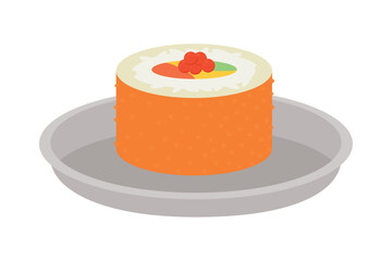 Sticker - salmon sushi roll