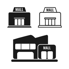 Poster - Mall icons vector collection, illustration logo template in unique style. Suitable for many purposes.