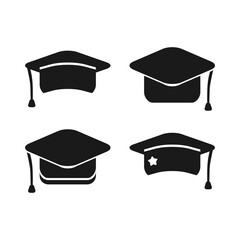 Aufkleber - Top vector of Graduation Cap icons collection, illustration logo template in unique style. Suitable for many purposes.