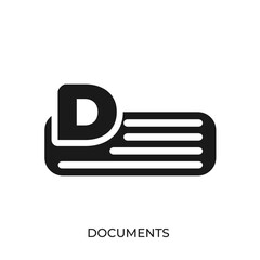 Fototapete - The best Documents icon vector. Symbol illustration in unique trendy style. From Computer Operating System icons theme collections. Suitable for many purpose.