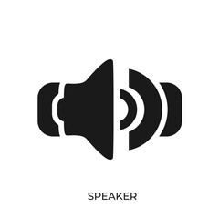 Fototapete - The best Speaker icon vector. Symbol illustration in unique trendy style. From Computer Operating System icons theme collections. Suitable for many purpose.