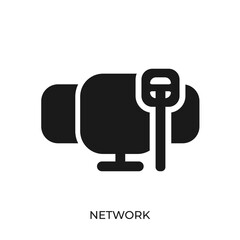 Fototapete - The best Network icon vector. Symbol illustration in unique trendy style. From Computer Operating System icons theme collections. Suitable for many purpose.
