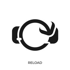 Fototapete - The best Reload icon vector. Symbol illustration in unique trendy style. From Computer Operating System icons theme collections. Suitable for many purpose.