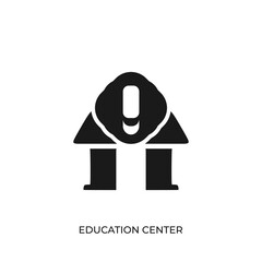 Aufkleber - The best Education Center icon vector. Symbol illustration in unique trendy style. From Online Store icons theme collections. Suitable for many purpose.