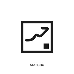 Fototapete - The best Statistic icon vector. Symbol illustration in unique trendy style. From Online Store icons theme collections. Suitable for many purpose.