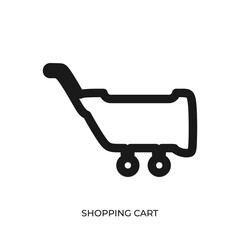Aufkleber - The best Shopping Cart icon vector. Symbol illustration in unique trendy style. From Online Store icons theme collections. Suitable for many purpose.