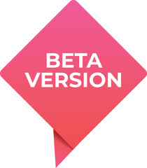 Poster - upgrade beta version icon cartoon vector. computer software. digital program
