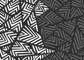 Poster - Abstract background with dazzle camouflage pattern