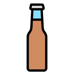 Wall Mural - Bottle line icon