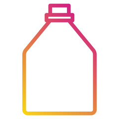 Wall Mural - Bottle gradient icon