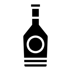 Wall Mural - beverage glyph icon