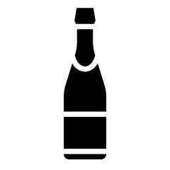 Wall Mural - Bottle glyph icon