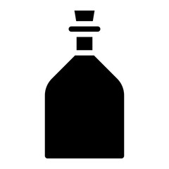 Wall Mural - Bottle glyph icon