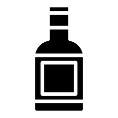 Wall Mural - Bottle glyph icon