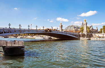 Wall Mural - River Sevan in Paris, September 2021. France