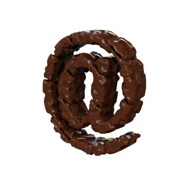 Chocolate symbol view to the right