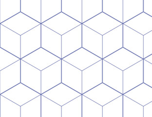 Geometric pattern 3D isometric background