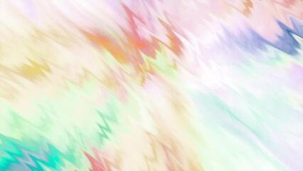 Poster - Flashing colorful background with moving waves. Motion. Mirror stripes with waves move in colorful background. Colorful lines of wave vibrations
