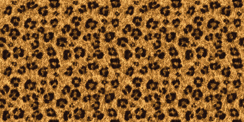 seamless soft fluffy leopard print or cheetah spots african safari wildlife camouflage pattern. real