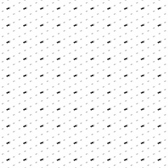 Poster - Square seamless background pattern from geometric shapes are different sizes and opacity. The pattern is evenly filled with small black megaphone symbols. Vector illustration on white background