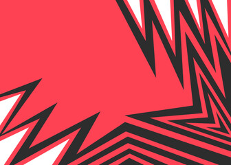 Aufkleber - abstract background with irregular lines and various pattern and with some copy space area