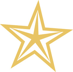 Wall Mural - Golden star