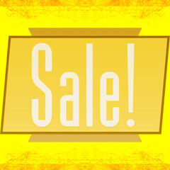 Sticker - Abstract golden texture sale sign background image.