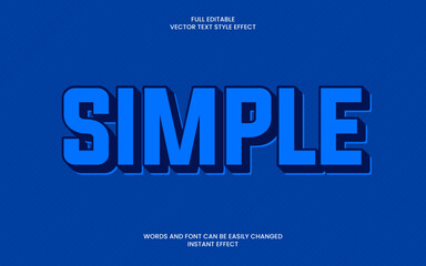 Wall Mural - simple text effect