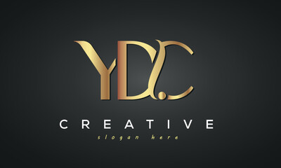 Wall Mural - YDC creative luxury logo design