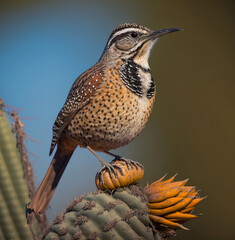 Aufkleber - Cactus Wren generated by generative AI