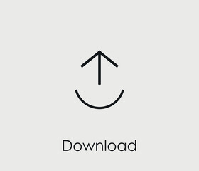 Poster - Download vector icon. Editable stroke. Symbol in Line Art Style for Design, Presentation, Website or Mobile Apps Elements, Logo.  Download symbol illustration. Pixel vector graphics - Vector