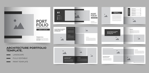portfolio design architecture and interior portfolio template
