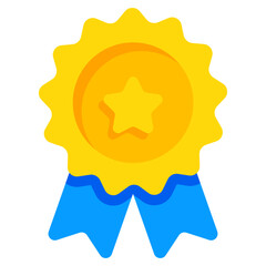 Wall Mural - Perfect design icon of star badge 