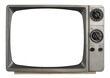 © photogrfx - Vintage 1970's era television set isolated on a transparent background.