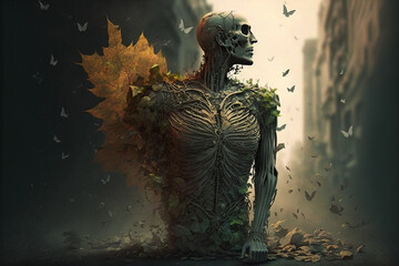 when the soul leaves the body, astral travel out of body experience, generative ai