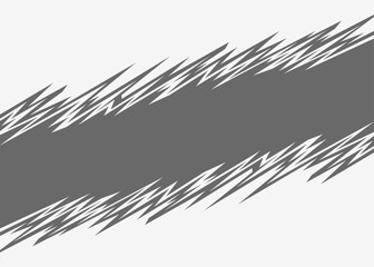 Poster - Abstract background with diagonal jagged spike pattern and with some copy space area