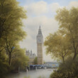 Natural environment London England painting 