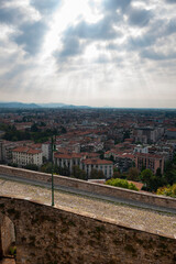 Wall Mural - Walls surrounding the city of Bergamo