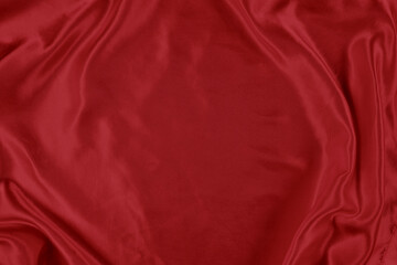 Wall Mural - Stunning Red Silk Background Texture with Copy Space