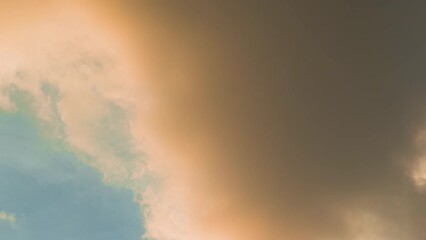 Wall Mural - time lapse of sunset sky