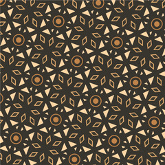 Seamless geometric abstract pattern for packaging