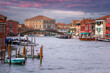 Murano island, Longo Lino Toffolode bridge over the Grand Canal, Venice, Italy