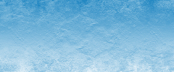Wall Mural - abstract blue ice watercolor. texture grunge blue shiny paint on an old paint wall cement. stone blu